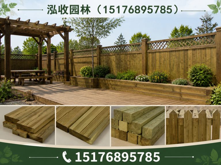 黔南防腐木展示图
